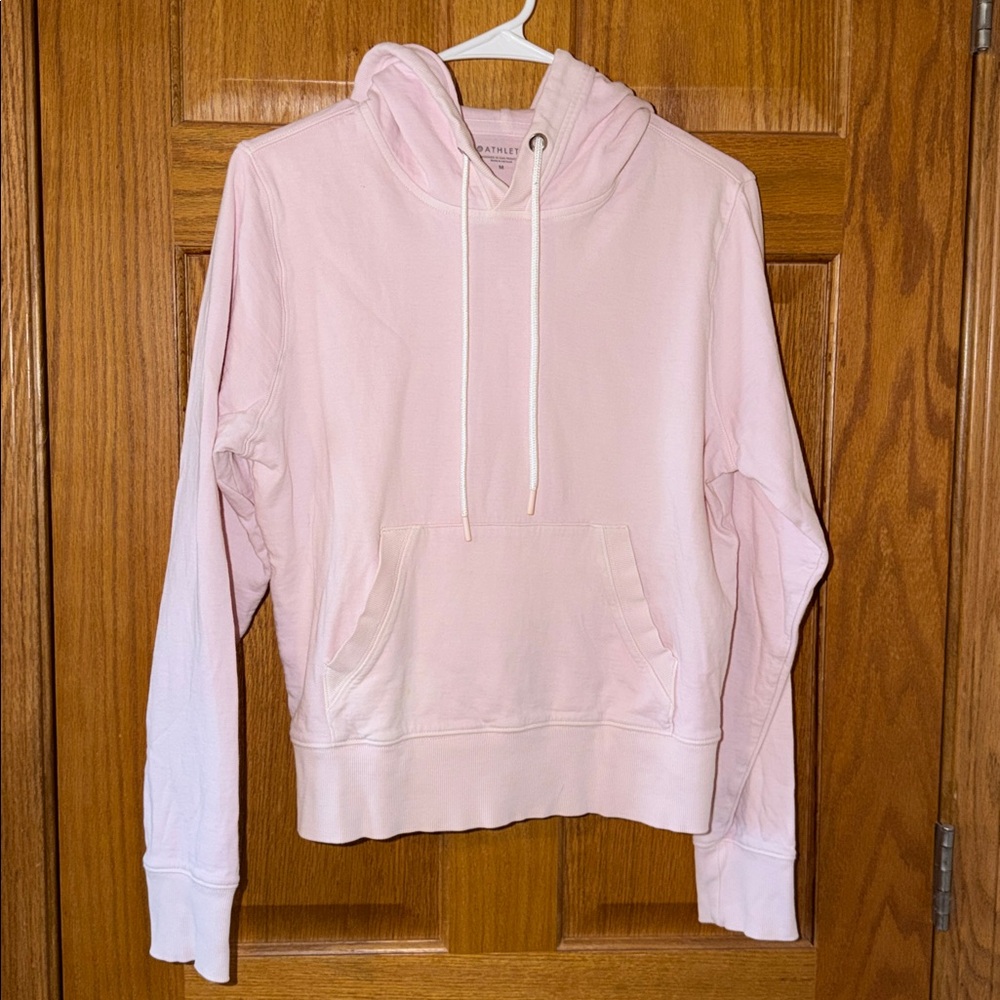 Athleta Pink Hooded Sundown Sweatshirt